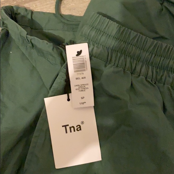 Tna Bel Air Pant In Dark Spruce Green 